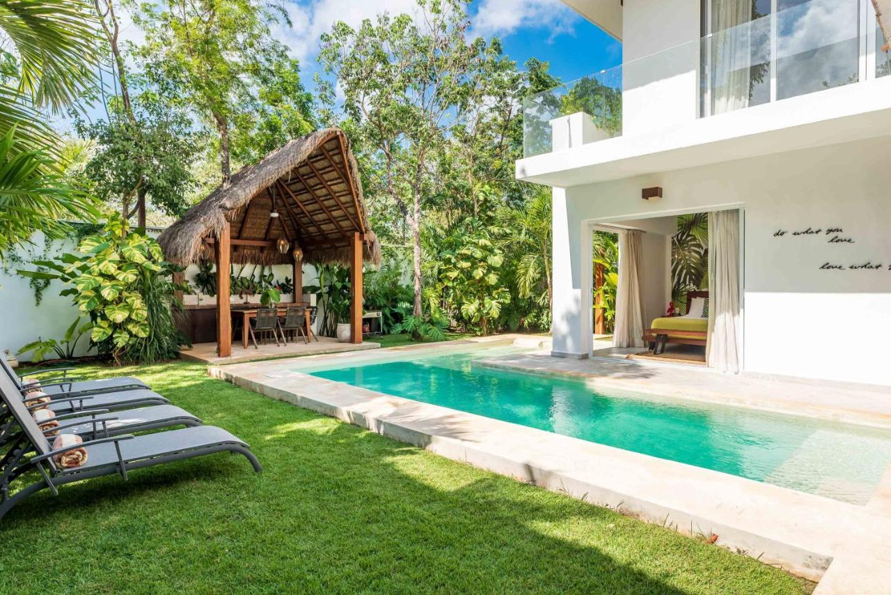 Villa Ek'Balam & Villa Flamingo, Luxury Villas, Private Pool, Private Garden, Jacuzzi, 24H Security Tulum Eksteriør billede