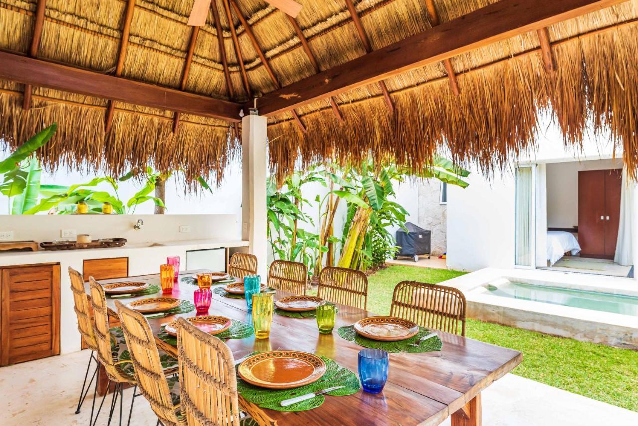 Villa Ek'Balam & Villa Flamingo, Luxury Villas, Private Pool, Private Garden, Jacuzzi, 24H Security Tulum Eksteriør billede